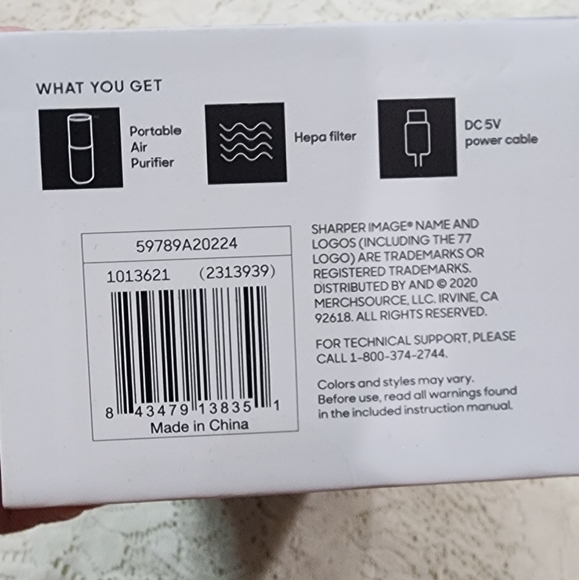 Sharper Image Portable Air Purifier - Picture 2 of 5